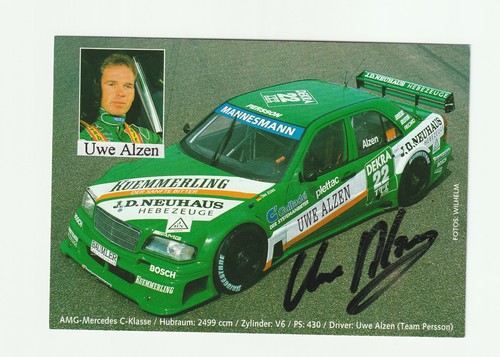 Uwe alzen autogrammkarte - alzen,