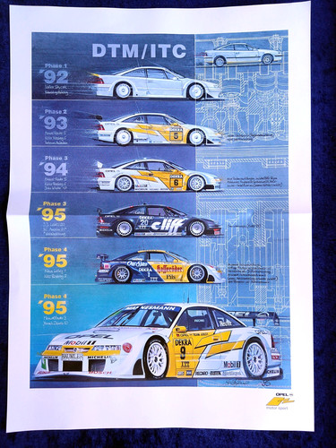 Opel calibra dtm itc poster - dtm, /