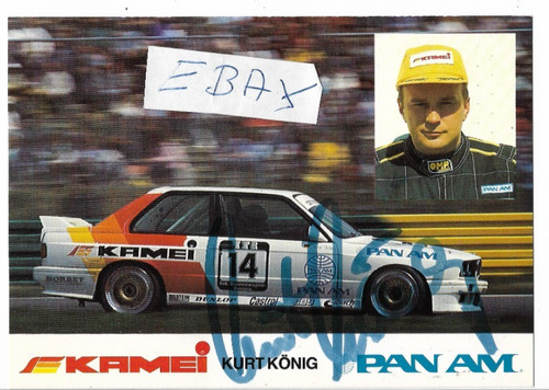 Kurt könig bmw dtm - könig,, ,tolle