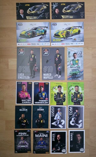 Dtm 2026 autogrammkarten set - autogrammkarten,