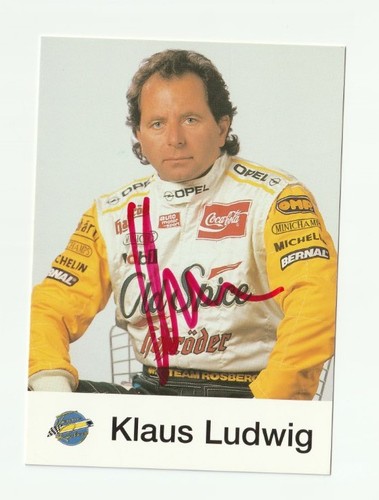 Klaus ludwig autogrammkarte - ludwig,