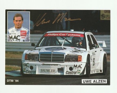 Uwe alzen autogrammkarte - uwe,