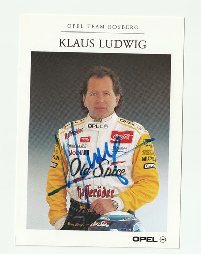 Klaus ludwig autogrammkarte - ludwig,
