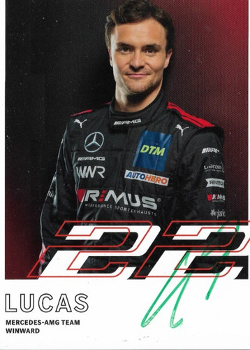 Lucas auer autogrammkarte no - autogrammkarte,