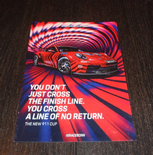 Porsche 911 cup postkarte - porsche,