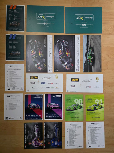 Dtm 2026 autogrammkarten set - dtm,