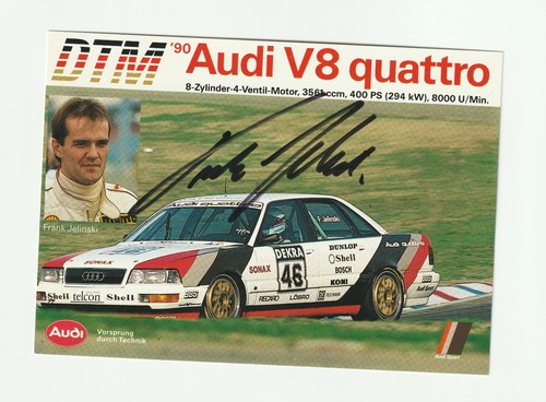 Frank jelinski autogrammkarte - frank,